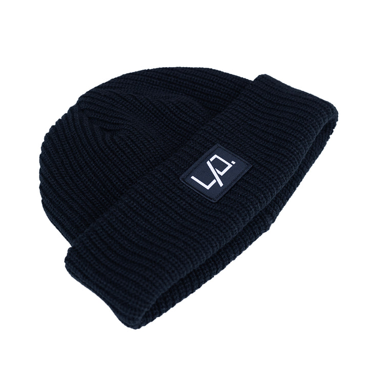 Black Branded Beanie